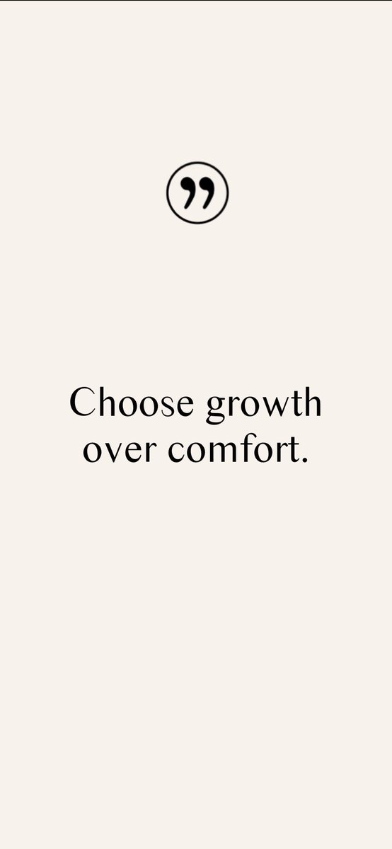 QuotesTaps's tweet photo. Choose growth over comfort. 

#Quotes #PositiveQuotes #MotivationalQuotes #EncouragingWords #PositiveThinking https://t.co/tJChQt6x0N