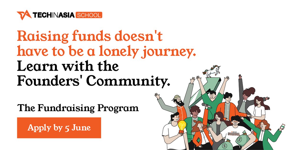 techinasia's tweet photo. Build your killer pitch strategy with the guidance of dedicated mentors at the #FundraisingProgram, along with immediate, 1-year access to our #Founders #Community to connect with our broader network of founders and leaders!
Submit yours by 5 June!
https://t.co/FQtyzLMJFz https://t.co/1tRn9E9Hnw