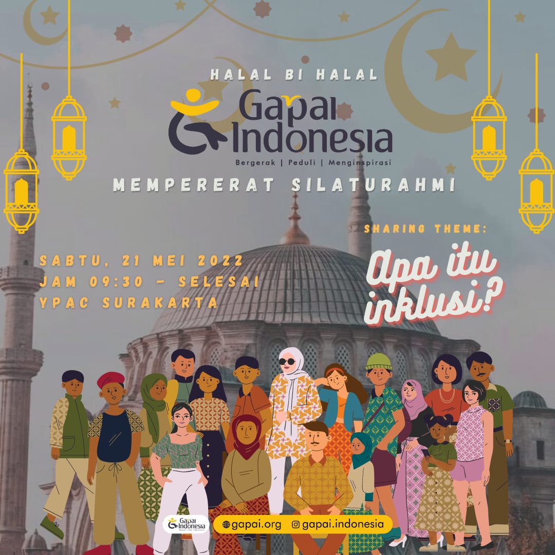 gapaiindonesia's tweet photo. 💖 Halal bi Halal Gapai Indonesia di YPAC Surakarta
Sabtu, 21 Mei 2022 💖 https://t.co/KVzpNMGfcM