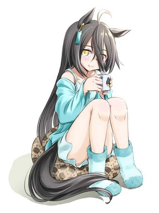 おはようございます…目覚めのコーヒーはお済みですか? #ウマ娘 