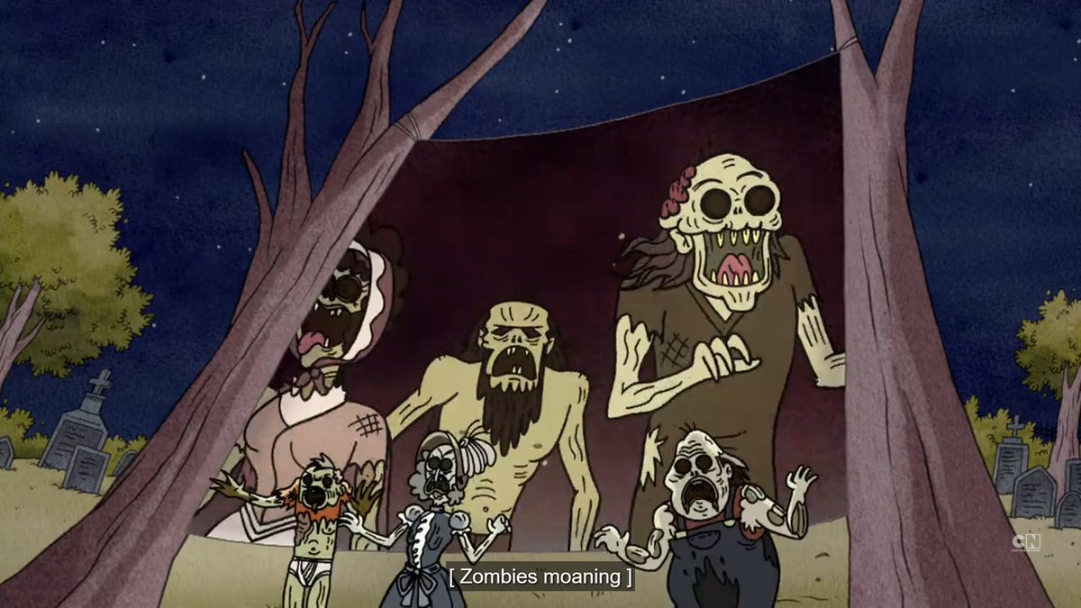 Regular show in 4 tweet media