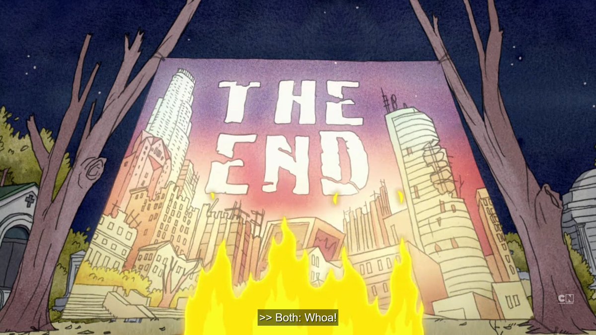 Regular show in 4 tweet media