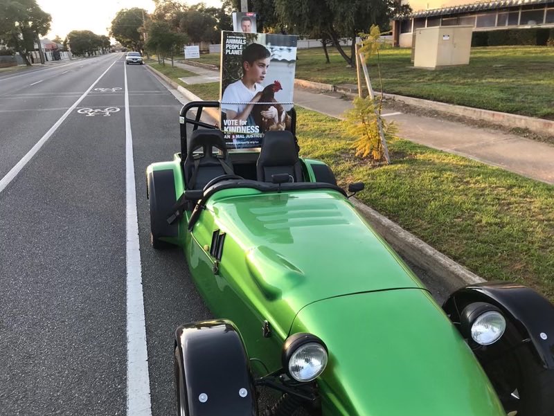 PastroMatt's tweet photo. Having a great day handing out How to Vote cards. Lots of interactions, met some great people. Go AJP! https://t.co/uSMlUGA9je