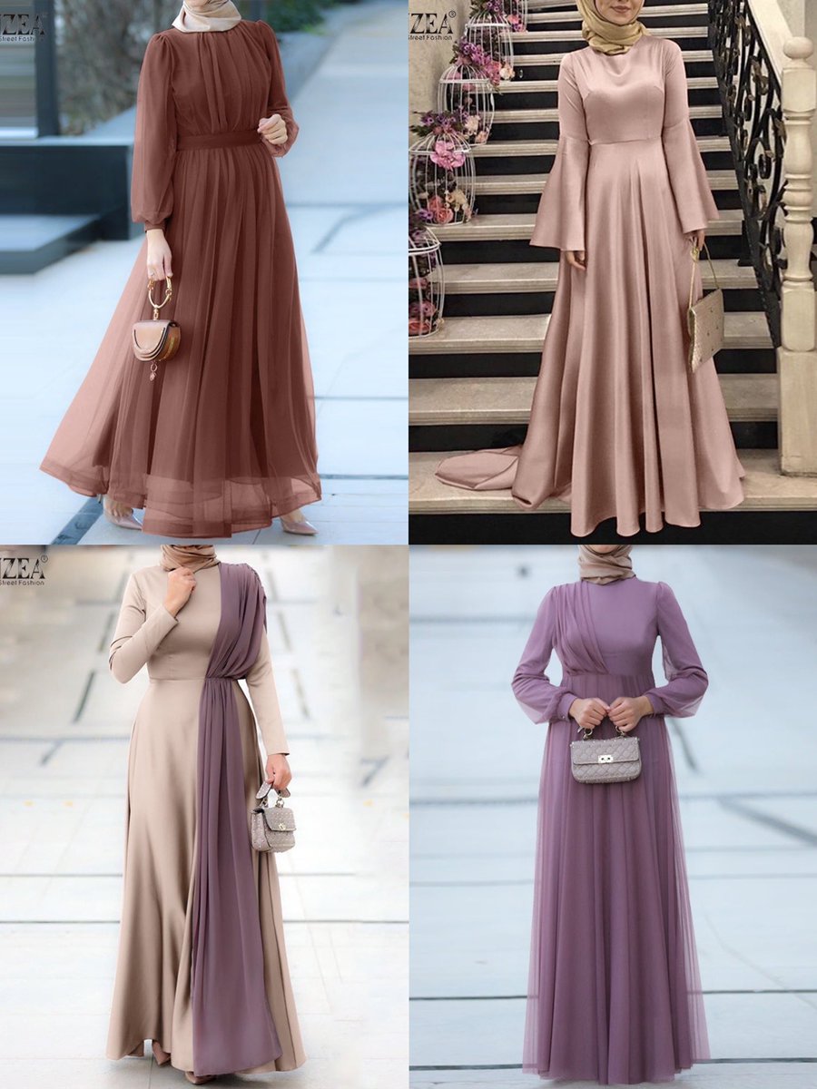 shopwithdiyan's tweet photo. Dress cantik &amp; sopan from Zanzea for night event/dinner date🧚🏽‍♀️

A thread; https://t.co/NoMzww8Gzx