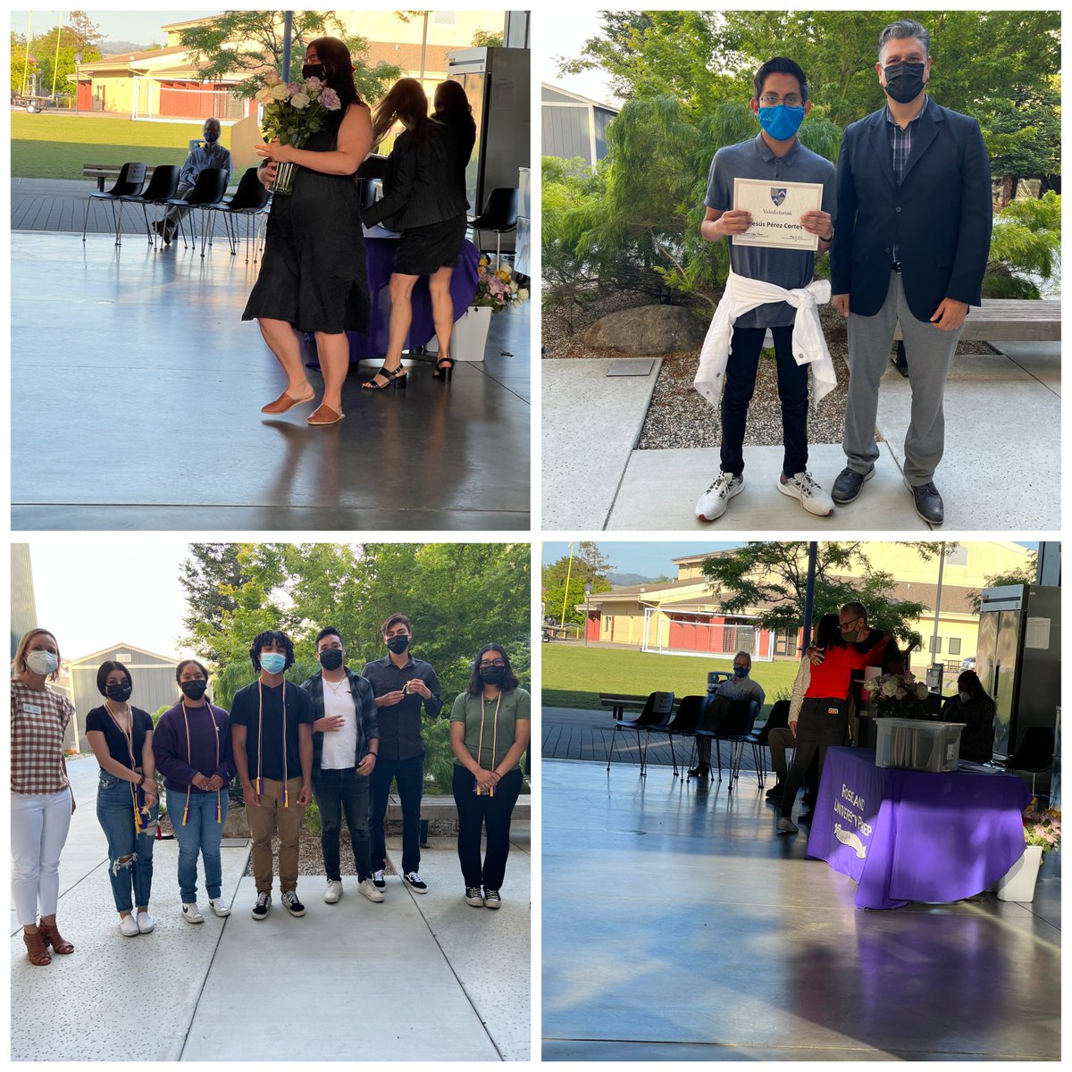 SuptRico's tweet photo. ¡Felicitaciones a los alumnos del 12 de RUP, que orgullosos estamos de ustedes! Congrats also to your parents, families--your loving support systems...well done! Ahora así al futuro y, como dice el Chapulín Colorado, "¡Síganme los buenos! #RoselandFuerte 💪🏽 #JuntosAdelanteRPS https://t.co/GrMWHBuggP