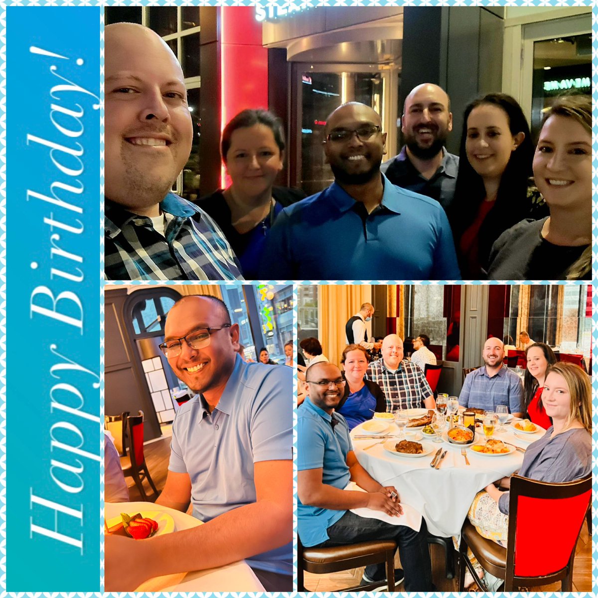 SDegrace's tweet photo. Celebrating the birthday of a member of the #famjam today over a lovely dinner - at a round table! #IYKYK
#FellowGemini
#MakingMemories
#HBD https://t.co/m2SMFFznLw