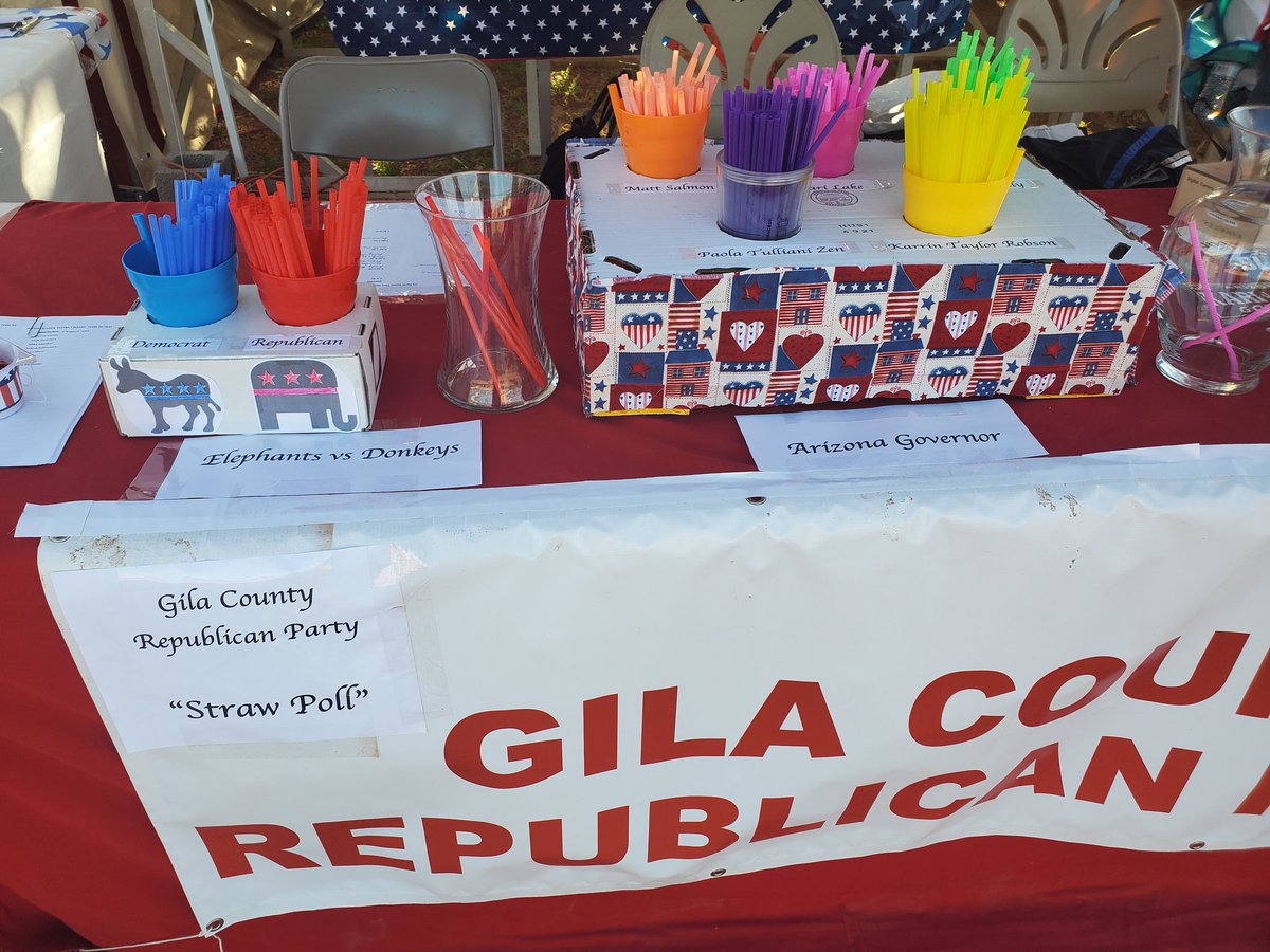 LoriMillsAZ's tweet photo. Gila County GOP at the Rodeo. Fun event with amazing volunteers, lot's of candidates and an actual "Straw Poll"
#LeadRight #AZGOP #gcrc #Payson #PaysonRodeo @klmorrissey50 https://t.co/3HniJYhjg4