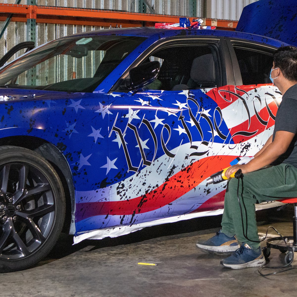 BogarTechDesign's tweet image. What do you think of this? With Fourth of July almost one month away! The Bogar Tech Design Team is working on applying the wrap onto the vehicle! What are your plans for fourth of july!?
.
.
.
#fourthofjuly #carwraps #coolcars #fastcars #workinghard #carproducts