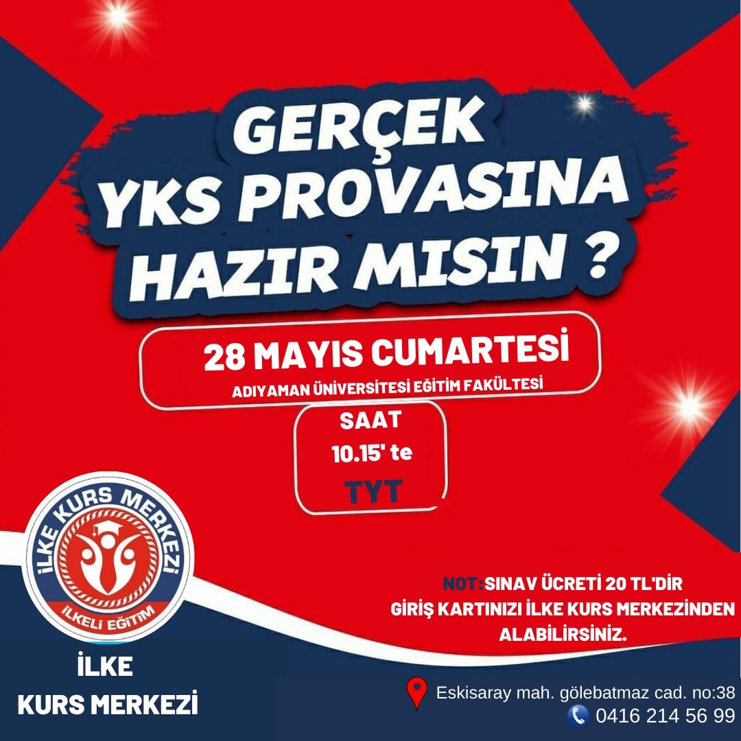 YKS ÖNCESİ SON PROVA