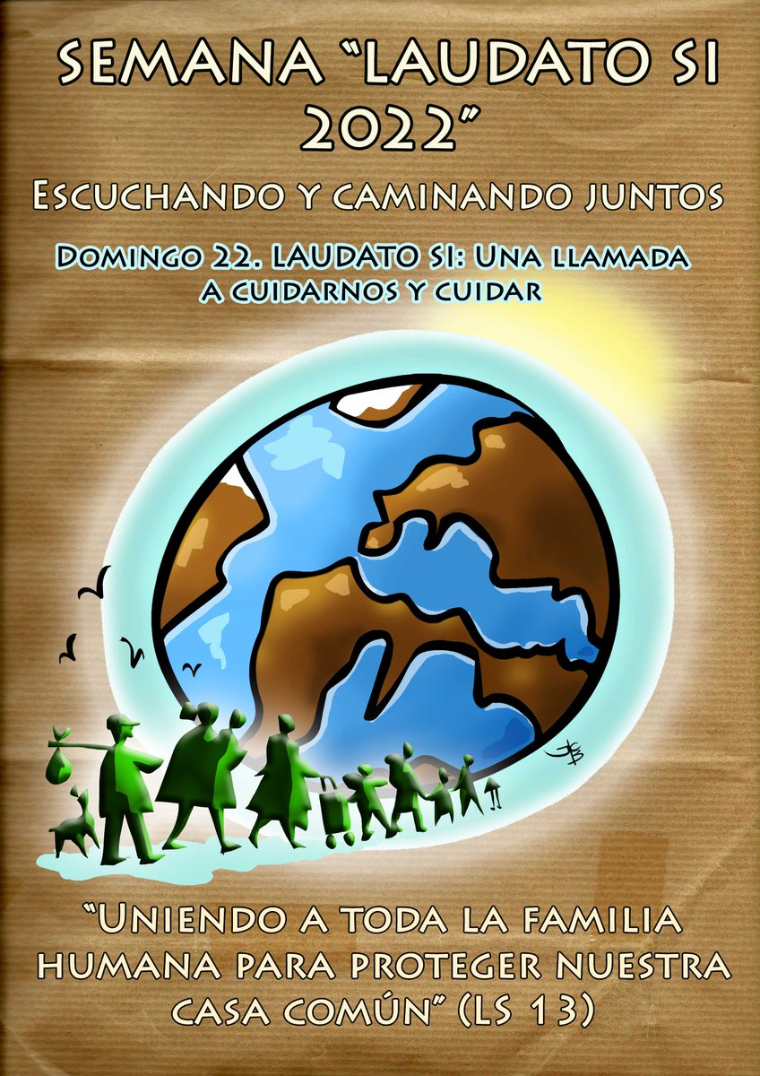 #ViveLaudatoSi #SemanaLaudatoSi #EcologiaIntegral
Una única familia en la maravillosa casa común de la creación. Una llamada a cuidarnos y a cuidar.