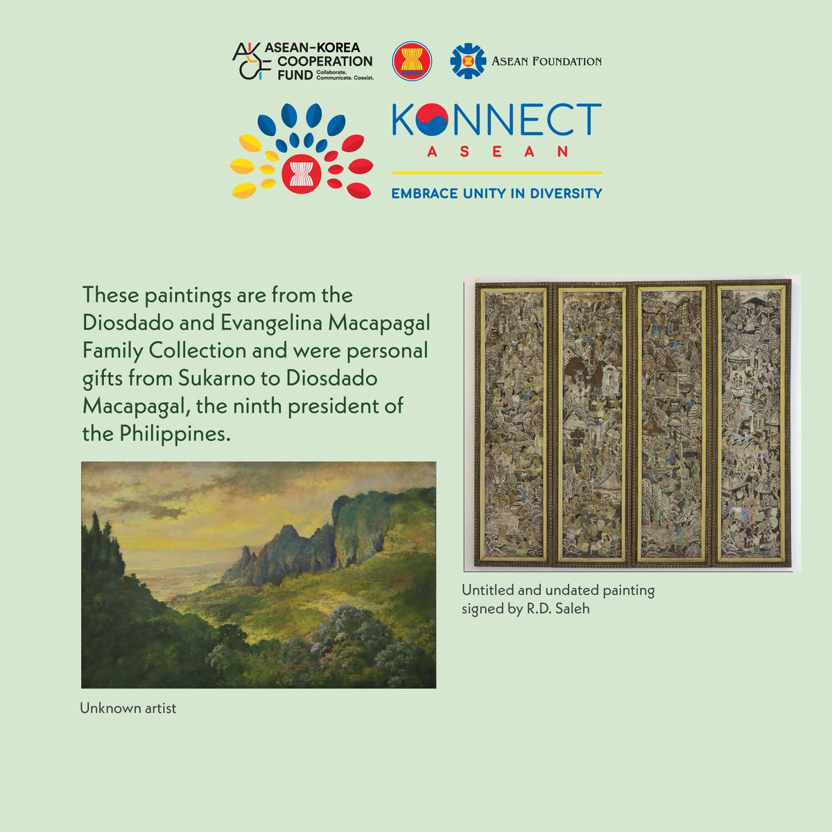 aseanfoundation's tweet photo. Celebrating World Day for Cultural Diversity for Dialogue and Development by revisiting how cultural gifts build friendship and collaboration in ASEAN ๐ค
Learn more about the history of Afro-Southeast Asian Affinities:
โถ๏ธhttps://t.co/Ra918itDzP
#KONNECTASEAN #ASEANKOREACREATES https://t.co/doB0dQ5Efz
