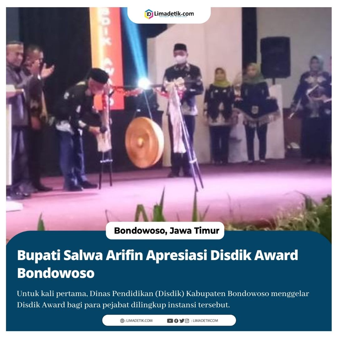 LimadetikCom's tweet photo. Untuk kali pertama, Dinas Pendidikan (Disdik) Kabupaten Bondowoso menggelar Disdik Award bagi para pejabat dilingkup instansi tersebut...

Baca selengkapnya di https://t.co/c4NhnjSSWo https://t.co/FcN3B6C5Uq