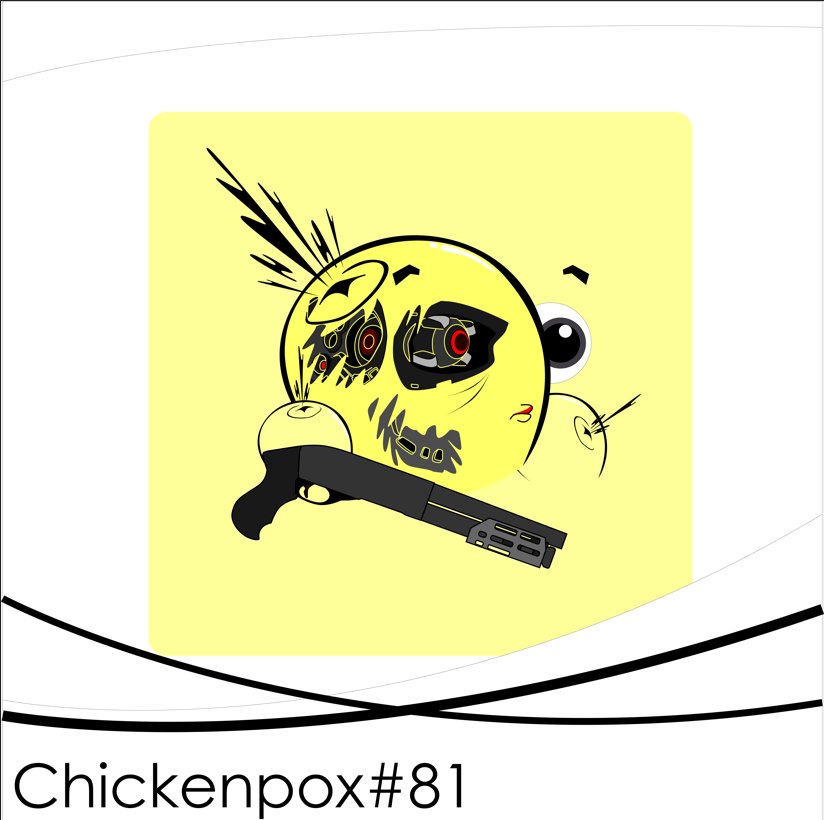 cupu_brain's tweet photo. Chickenpox#81 Terminator..
check it more at https://t.co/p8OLYYO0ZL
.
.
💎 : 0.0025 - 0.0035 ETH
Visit me at : https://t.co/p8OLYYO0ZL
#NFT #NFTartists #NFTs #NFTdrop #NFTcollectibles #NFTcollections #nftcollector #nftcommunity #NFTartists #NFTGiveaways #NFTCommumity https://t.co/dva3S5sxUN