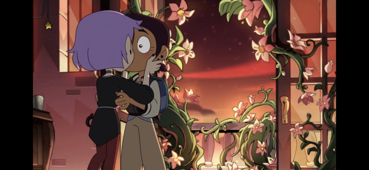 luzscoven's tweet photo. TOH SPOILERS 

LUMITY KISS IN BETTER QUALITY https://t.co/9cRvc2RTx4