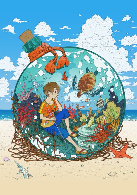 アクアリウムのtwitterイラスト検索結果 古い順