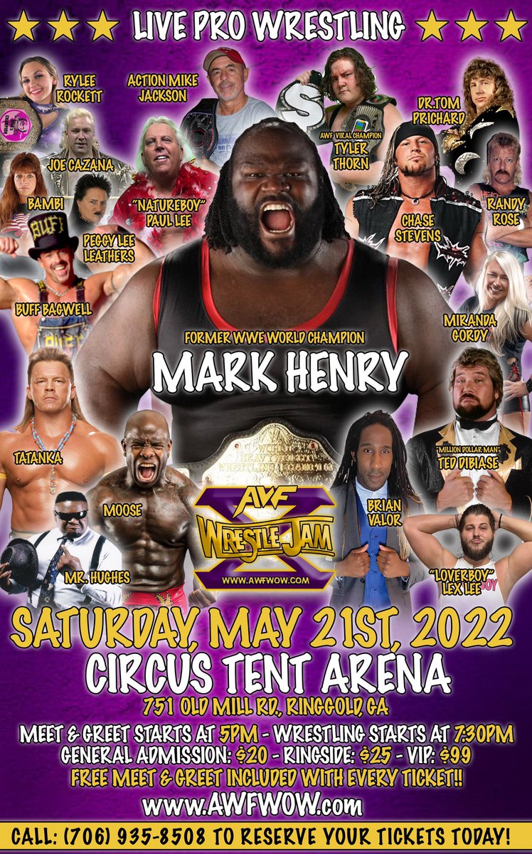 YoungLionLEE's tweet photo. WJX featuring @TheMarkHenry, @IMPACTWRESTLING’s @TheMooseNation, @NativeTatanka, @marcbuffbagwell, and recently added - - - @teddyplayalong!

V.I.P. TICKETS… SOLD OUT!
FRONT ROW SEATING… SOLD OUT!
RINGSIDE… SOLD OUT!

GENERAL ADMISSION AVAILABLE AT https://t.co/h722WBltgI! https://t.co/2qk1lMSJJN