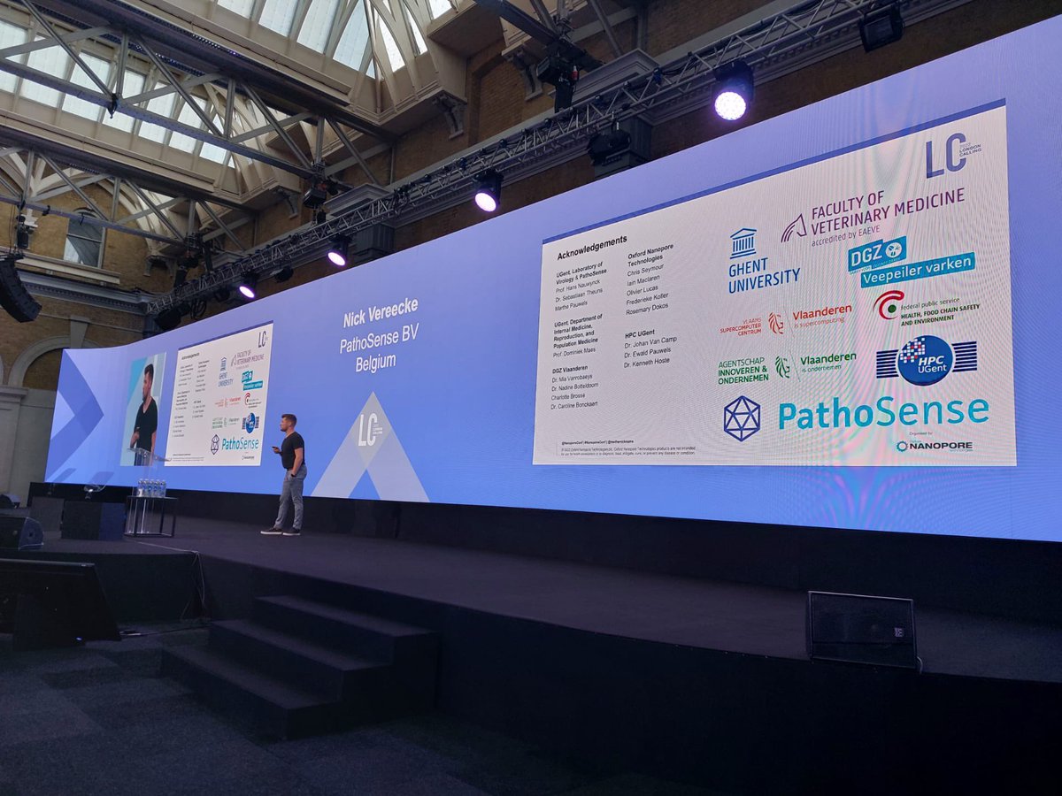Thank you <a href="/nanopore/">Oxford Nanopore</a> for the amazing in-life London Calling 2022 event! It was a blast &amp; amazing experience! Thanks to all presenters &amp; delegates to share their thoughts on applications for ONT!

<a href="/theuns_bas/">Sebastiaan Theuns</a> #nanoporeconf <a href="/J_MartiCarreras/">Joan Martí-Carreras</a> <a href="/olga_francino/">Olga Francino</a> #phdlife #sequencing