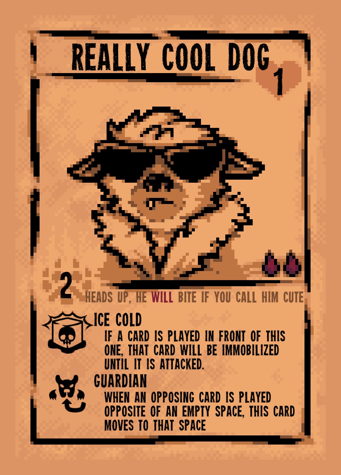 Miner Mate Coffee on Twitter: "my 69th custom #Inscryption card The really  cool dog https://t.co/6XkktlnjYS" / Twitter