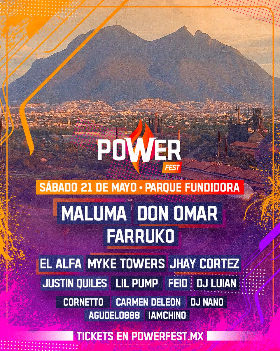 DondeHayFeria's tweet image. 🥳💃🕺✨El Parque Fundidora de #Monterrey vibrará este sábado con el #PowerFest 2022, checa aquí el lineup, horarios y mapa!

dondehayferia.com/festival-power…