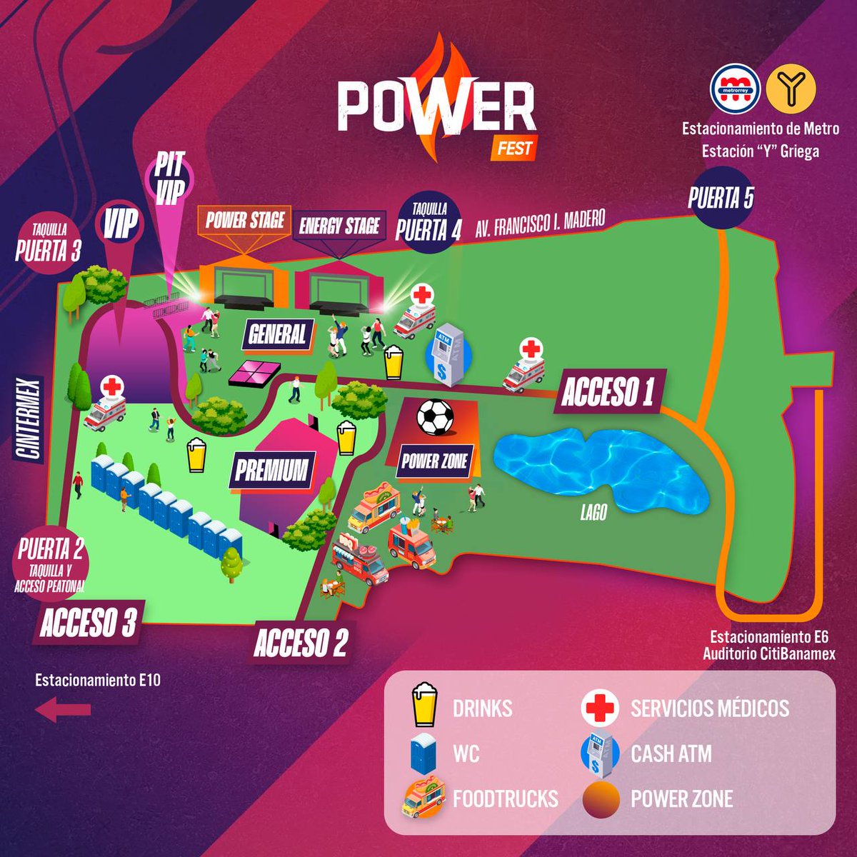 DondeHayFeria's tweet image. 🥳💃🕺✨El Parque Fundidora de #Monterrey vibrará este sábado con el #PowerFest 2022, checa aquí el lineup, horarios y mapa!

dondehayferia.com/festival-power…