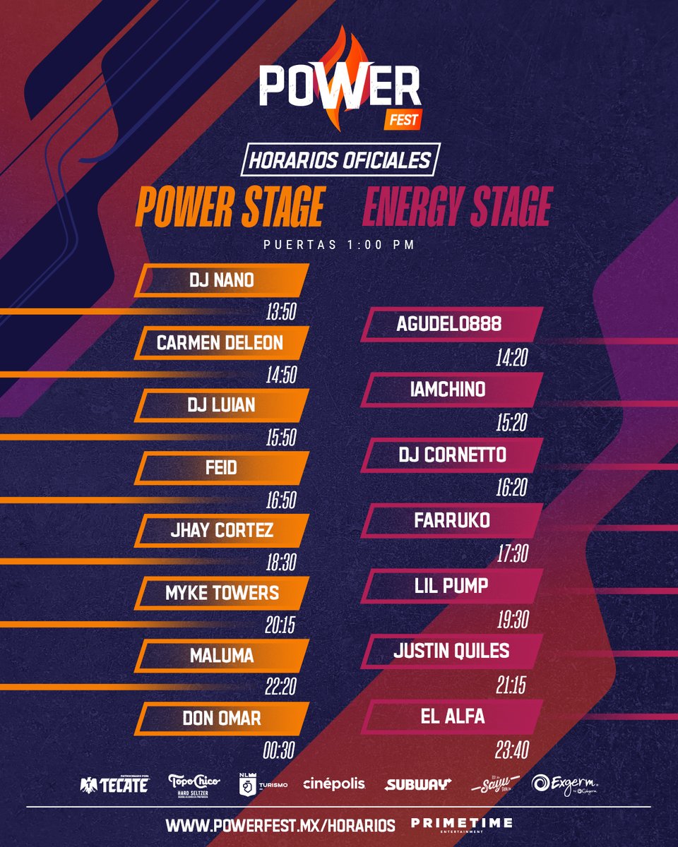 DondeHayFeria's tweet image. 🥳💃🕺✨El Parque Fundidora de #Monterrey vibrará este sábado con el #PowerFest 2022, checa aquí el lineup, horarios y mapa!

dondehayferia.com/festival-power…