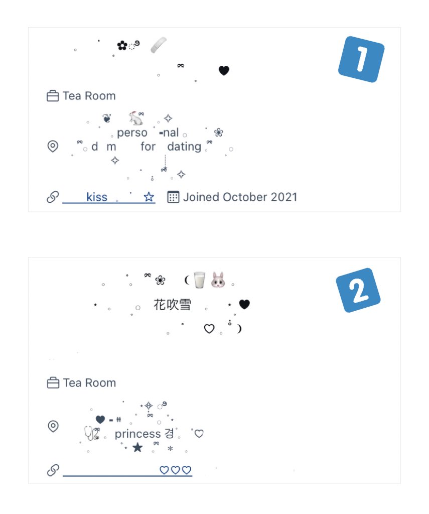 Template ٭ ཾ ༷♡ 

⠀⠀⠀⠀༷   ཾ ⑅ ⋆ ྱ ✧ 7 ฿ / only 12 ฿ for all
⠀⠀⠀🐰ིྀ 𓈒 mention 1 , 2 or all  ༷ ཾ♡𓈒

⠀⠀𓈒 mention until close 𓈒