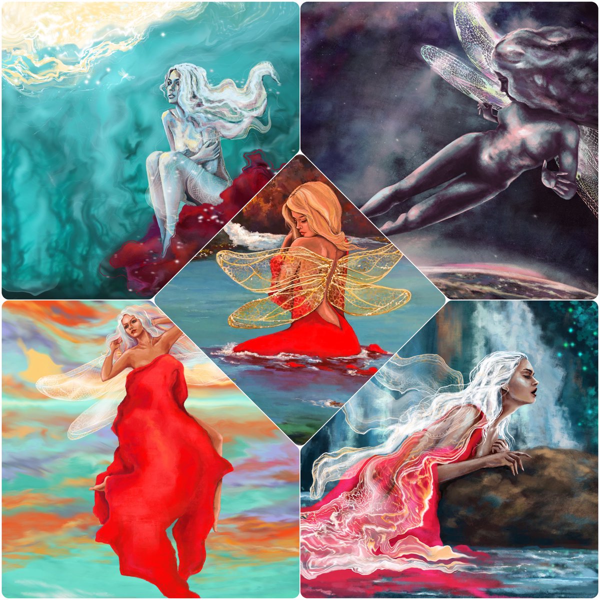 aveana_art's tweet photo. ✨Collection Dragonfly Libelula✨
Price 0.15-0.25 ETH
This story is about a dragonfly waking up.The process of birth and manifestation is stunning and inspiring to spread its own wings. In this collection I show my feelings and my visions of this beautiful and magical creature 🌹 https://t.co/Da23wX1i3X