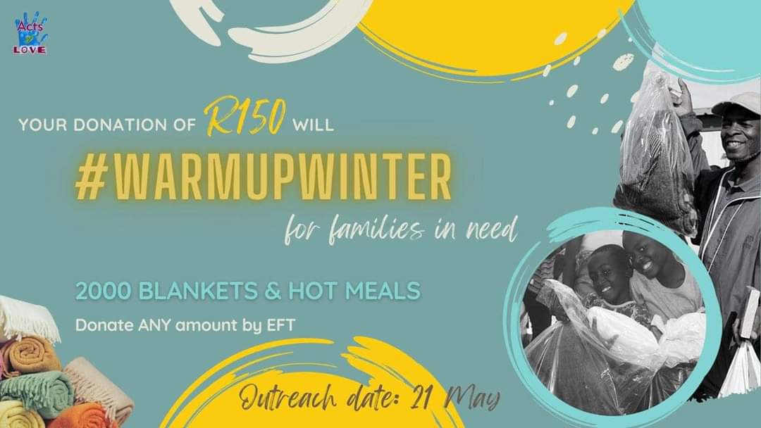 Tyrone_Mkansi's tweet photo. Get excited 🤩🤩🤩 Today it's our #WarmUpWinter outreach!!! 🎉🎉🎉

We will have a quick pre-event brief before heading out to distribute hundreds of blankets and hot meals. To reach those in need in our community! #Heart4theNeedy ❤️ https://t.co/k63j5UvARN