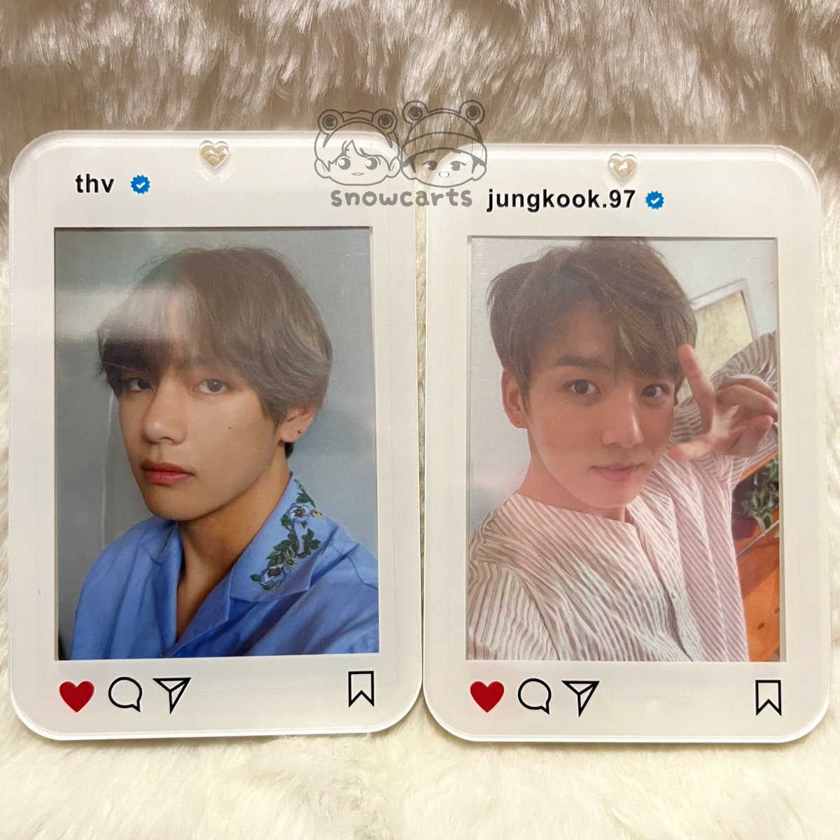 snowcarts's tweet photo. ๐ฌ : #mailsforsnow หห-
hello athena @1230scart! my taekook holder is here na! super pretty ๐ฅน thank you so much! will wait for next batch! want to buy yoongi holder too ๐ซถ #1230sfeedbacks https://t.co/yVZN5QhpqY