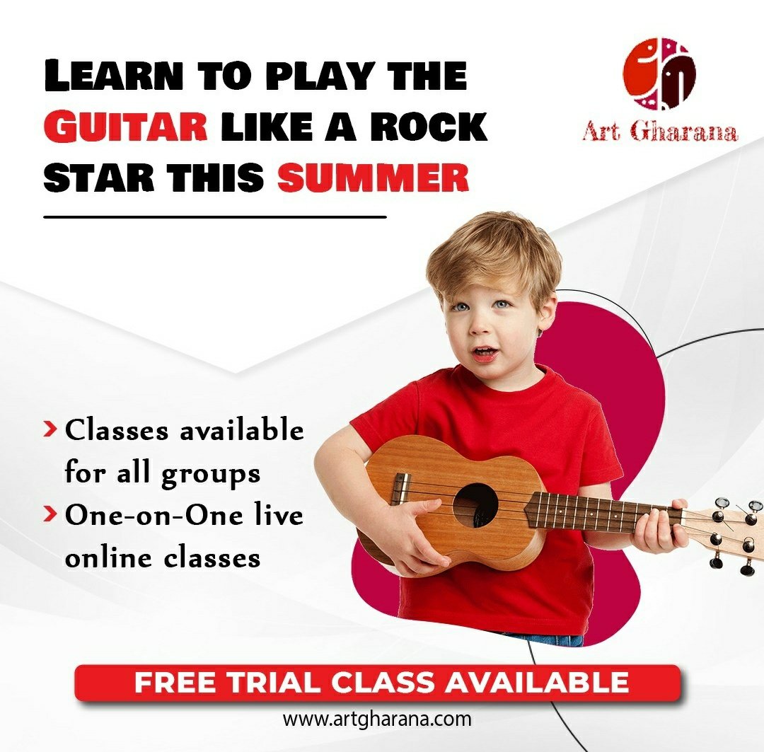 🎸Rock on this summer, guitar in hand.... Learn to play #guitar online with @artgharana

Book a Free Trial Class today 👇
artgharana.com/bookmytrial

#guitarclasses #guitar #guitarlessons #guitarclass #learnguitar #guitarlesson #guitarist #guitarteacher #music #guitarinstructor