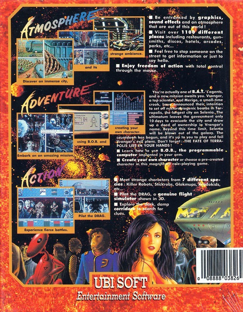 B.A.T. In 1991 an agent for the Bureau of Astral Troubleshooters tackled crime and corruption. A great adventure rpg game for the Amstrad CPC this was first released for the Atari ST in 1989 and also came to other formats #retrogaming #Amstrad #Atari #Amiga #C64 #90s #gaming