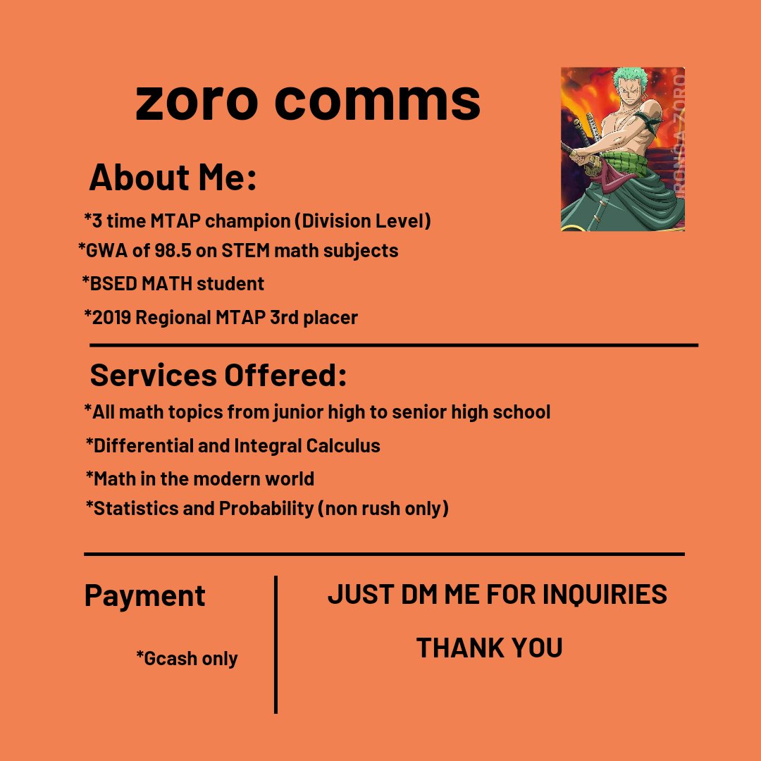 Zoro Comms | math forte tweet media