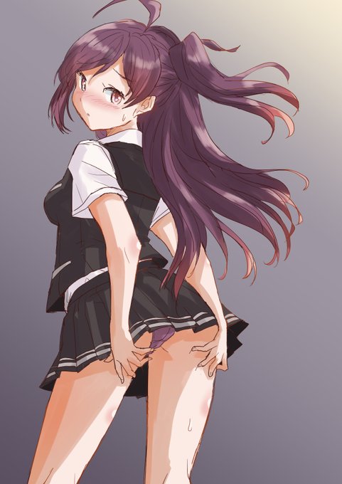 親身になって提督の身体の面倒見てくれる(意味深)萩風ちゃん描きました 