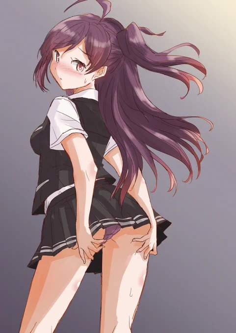 親身になって提督の身体の面倒見てくれる(意味深)萩風ちゃん描きました 