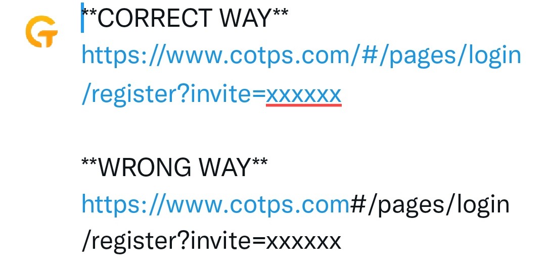 COTPS Updates tweet media