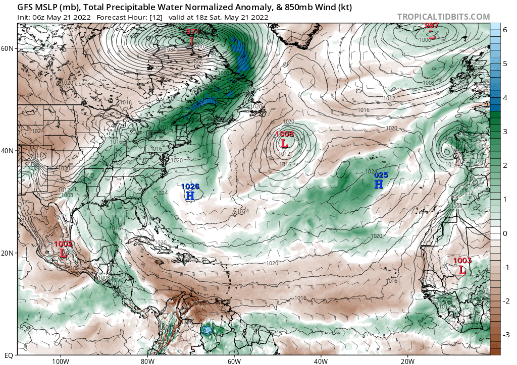 EstebanWXcast's tweet photo. OT02, que llega a Venezuela esta noche, modula hacia el norte a ZCIT, con la cual interactua (+), generará precipitaciones en la fachada atlántica, Apure y Sur de Venezuela. Vientos locales y orografía activarán tormentas en S/Zulia. Estabilidad atmosférica en el resto del país. https://t.co/Wp8q76dhrY