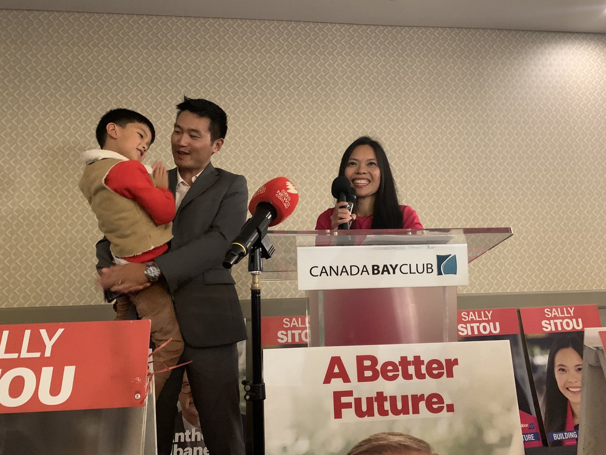 “I stand before you tonight from the heart of multicultural Sydney in Reid,” opens Chinese-Laos-Australian Sally Sitou in her victory speech.”Tonight is a big deal for my family because where they come from, you don’t speak about politics. You can imagine what this means for them