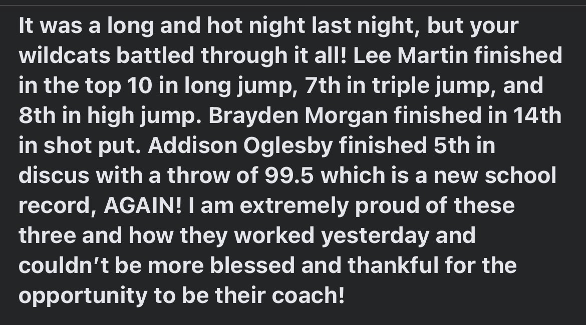 Blacksburg Track and Field tweet media