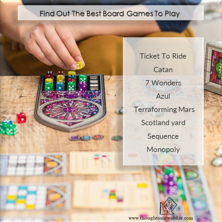 thoughtinword's tweet photo. It's weekend, and these classic board games will give you a dose of nostalgia alongside strategy and fun. 

Find out about our recommendations &amp; why these are the best for your game nights here:

https://t.co/sw2MyW1atj

#games #family #weekend #writingcommunity #writingtips https://t.co/50rwE29HUr