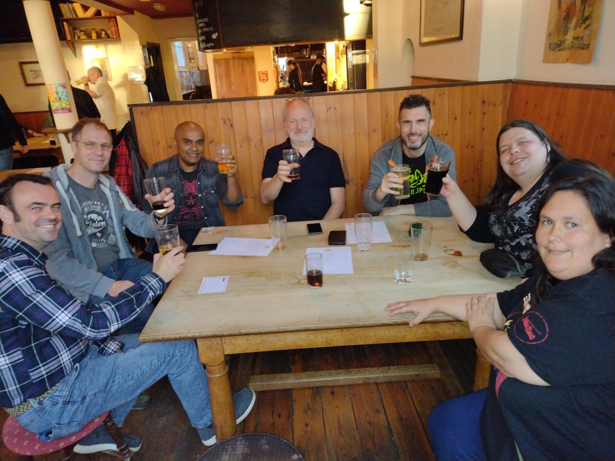 Cambridge computer festival, night before in the pub