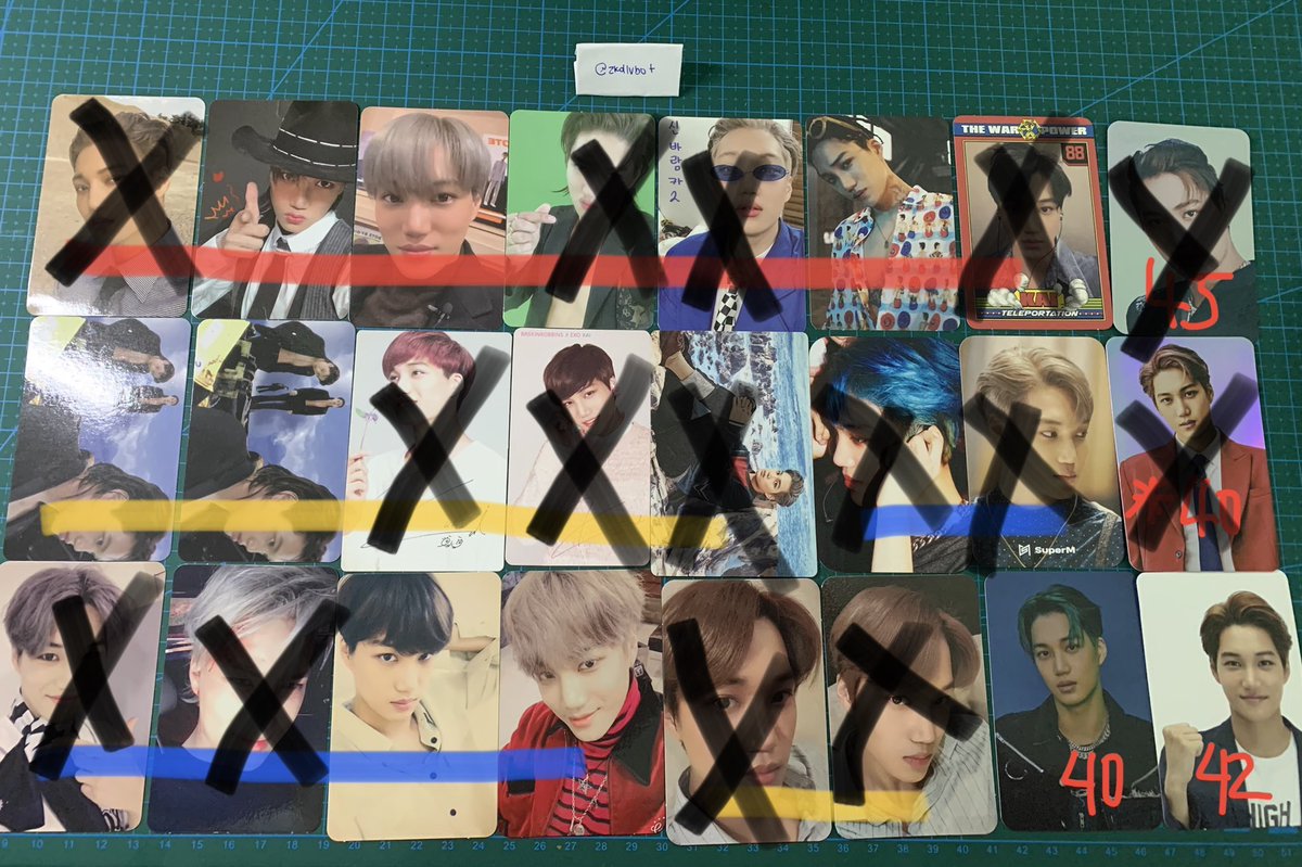 zkdlvbot's tweet photo. wts | letting go all of my exo photocards
‼️help rt ‼️

my /🇲🇾 only
postage: rm8 wm , rm13 em

✅ slight nego

#pasarEXO

🔴- RM22
🔵- RM16
🟡- RM8
*) slight damage https://t.co/GToyYZ5IIQ