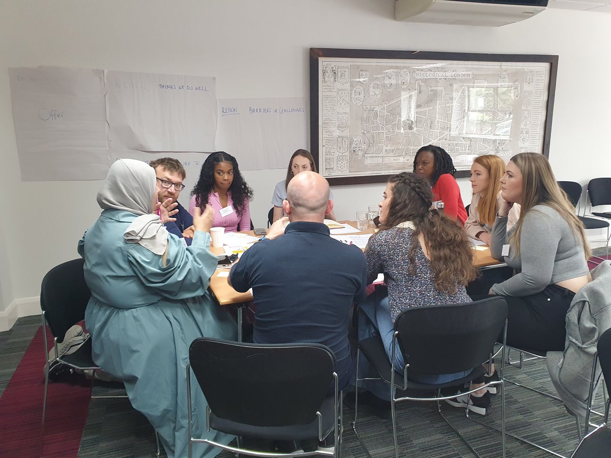 Network Leads exploring how they can build community within their Networks #TFNetworkConf