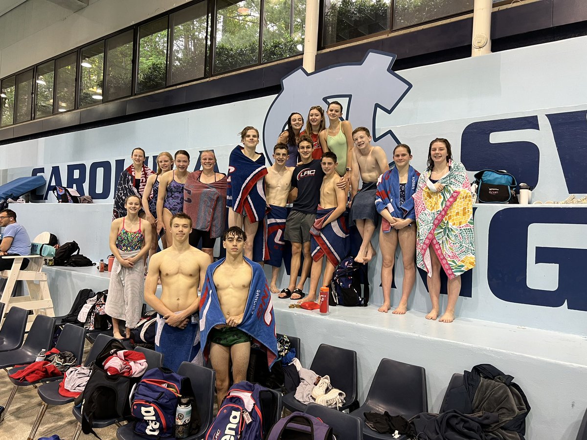 LAC_Swimming's tweet photo. We had some massive drops last night including 45 seconds in the 200 IM from Addie Elliott and Cali Burkholder and a 5 MINUTE drop from Sammy Kieffer in the 1500. This morning we have the 100 breast, 200 free, 100 back, and 200 fly. #GoLAC https://t.co/gHS3PdOxBl