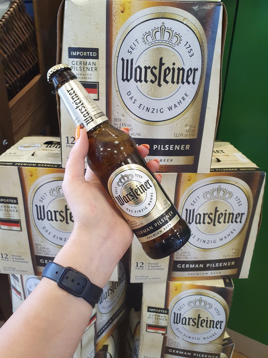 majesticsale's tweet photo. Warsteiner Pilsner 12 x 330ml - ONLY £10.80 

Come and have a try at the tasting counter! 🍺 https://t.co/PDVRDyRLG7
