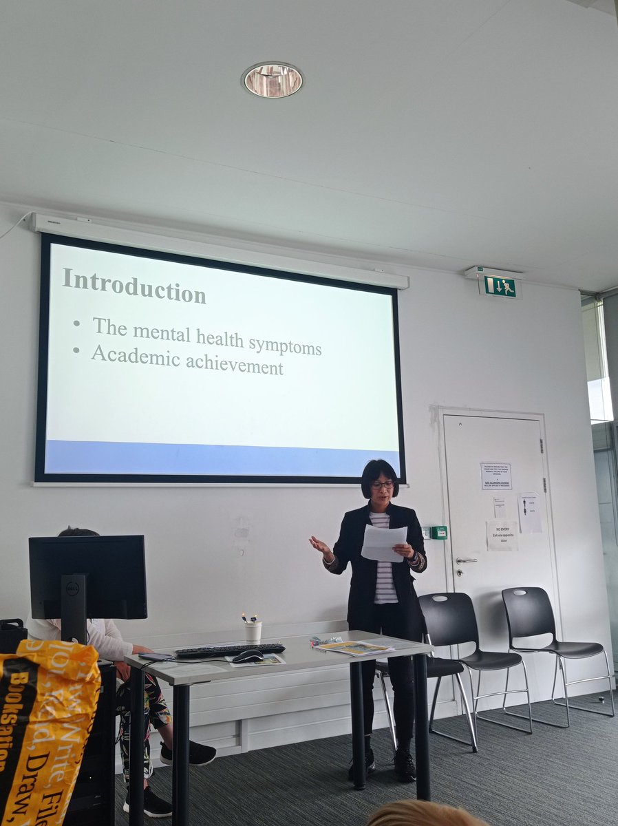 PgrTcd's tweet photo. Well done to Jianzhou Ni from @QUBelfast on a great presentation on mental health of Chinese primary school students in the post epidemic era of Covid-19. @SchoolofEdTCD #EdConTCD #BeginAgainBeginBetter https://t.co/AvphIGcr6e