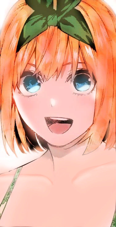 猫タシさんがTwitterに投稿した中野四葉(五等分の花嫁)のイラスト。