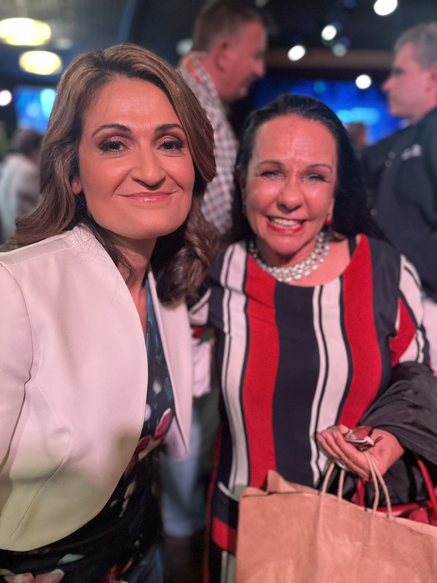 PatsKarvelas's tweet photo. This woman is a legend and looks like she will be the next Indigenous affairs minister #UluruStatement https://t.co/l0UtPZUjLQ