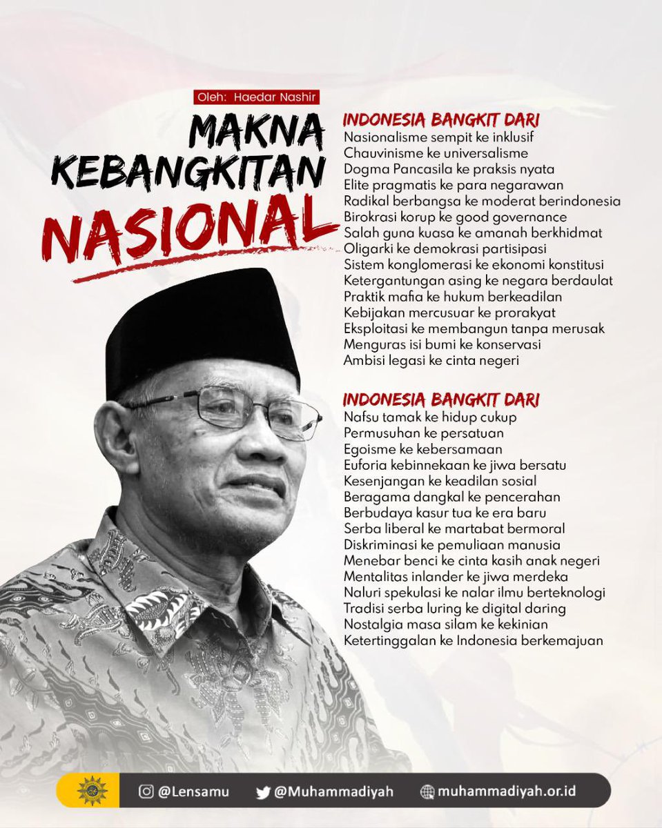 HaedarNs's tweet photo. Makna Kebangkitan Nasional https://t.co/uIig5WTUj3