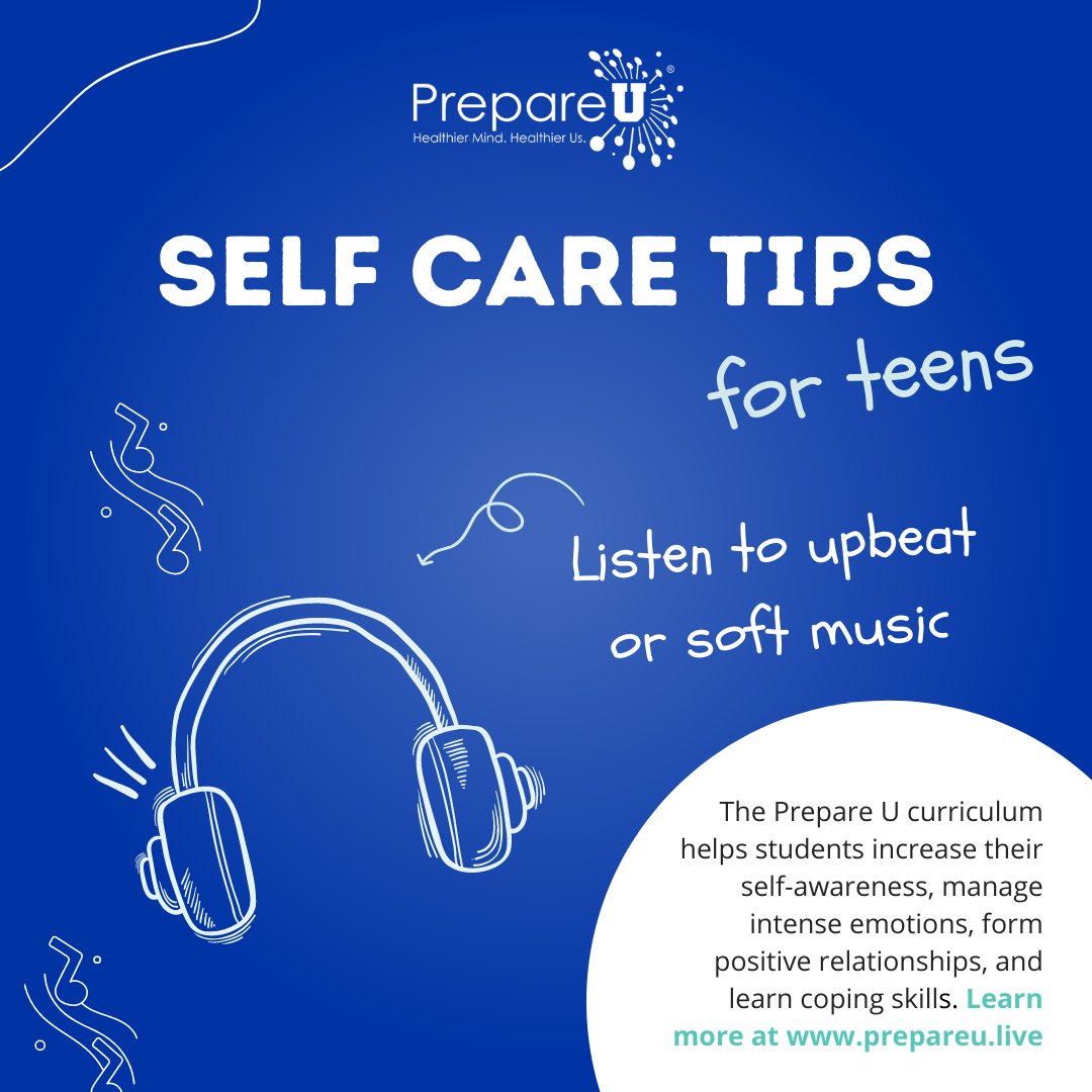 PrepareU2's tweet photo. What's your weapon of choice, hairbrush or air guitar? Music can do wonders for your mood!

Prepare U is observing Mental Health Awareness Month with one self care tip a day in May!
#mentalhealthawareness #teenmentalhealth #socialemotionallearning #socialemotionalskills https://t.co/gAm3FCOEhZ