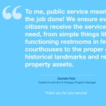 Thank you, Danielle, for your 19 years of public service to ensure everyday citizens receive the services they need! #PSRW #GovPossible 